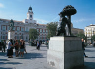 Statue of the Bear and the Strawberry Tree in the Puerta del Sol square